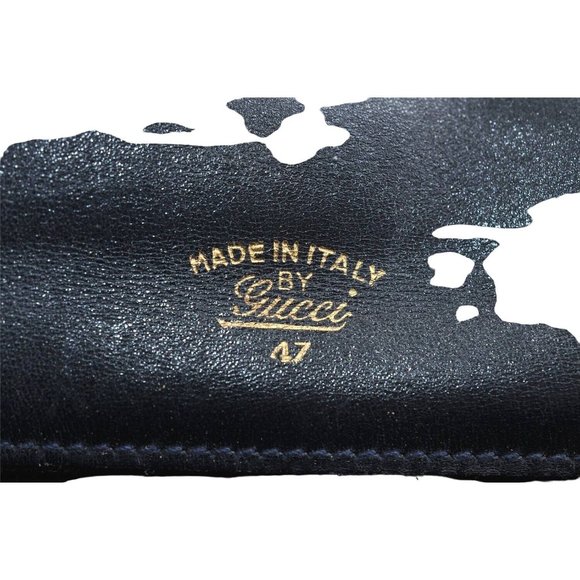 RARE Gucci blue micro Guccissima print 'Blondie' saddle bag - Picture 14 of 14